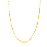 Graduated Diamond Shaped Necklace