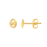 Puffy Mariner Stud Earrings