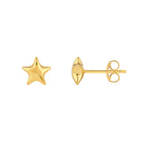 Puffy Star Stud Earrings