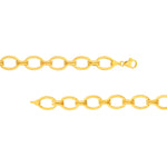 Hollow Oval & Double Link Chain