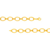 Hollow Oval & Double Link Chain