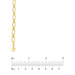 Hollow Oval Link 1+1 Chain Necklace