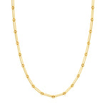 Hollow Fancy Paper Clip Link 1+1 Chain