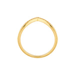 1/6tcw Diamond Chevron Ring