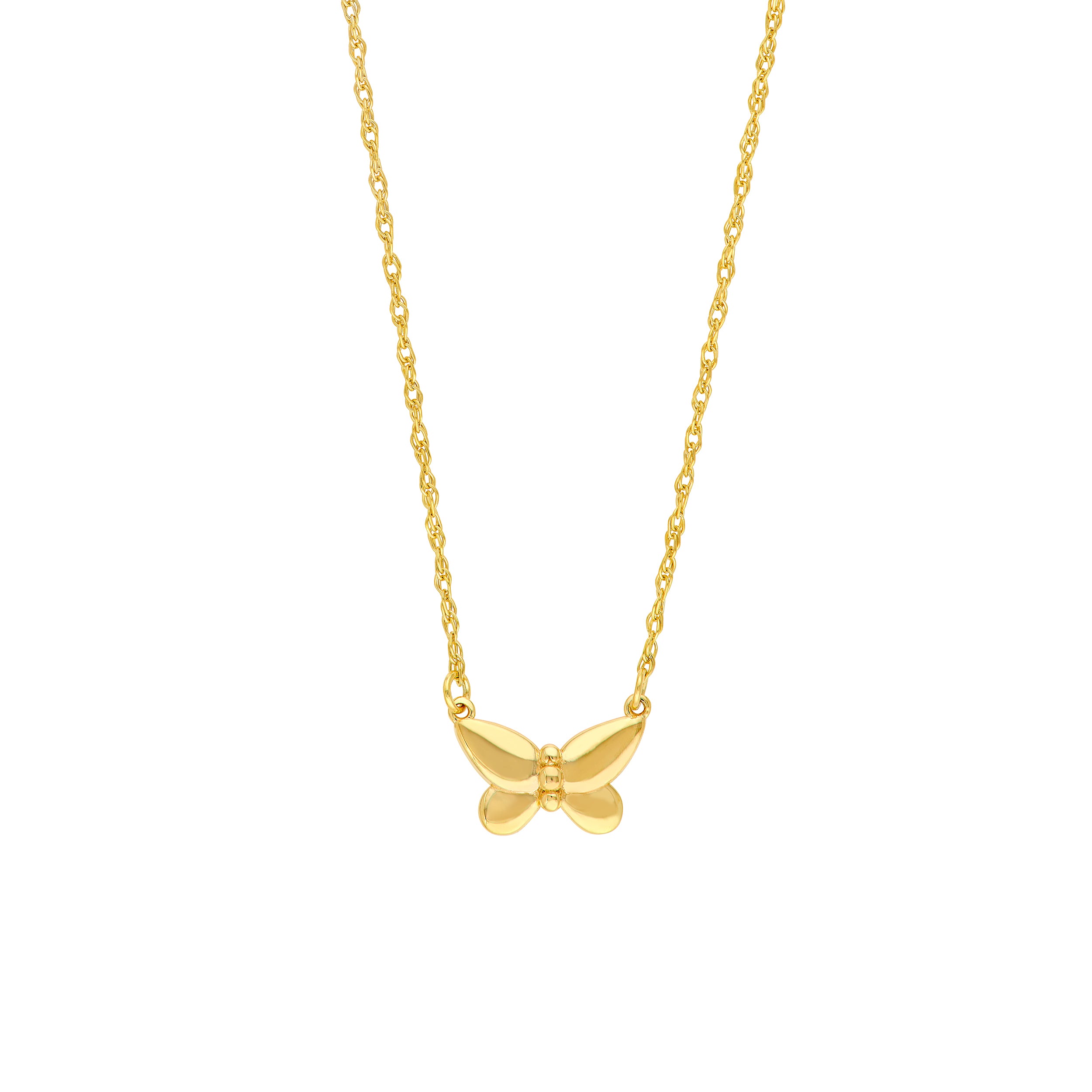 So You Puffy Butterfuly Necklace