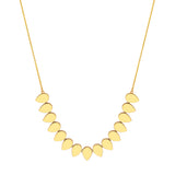 Flat Teardrop Necklace