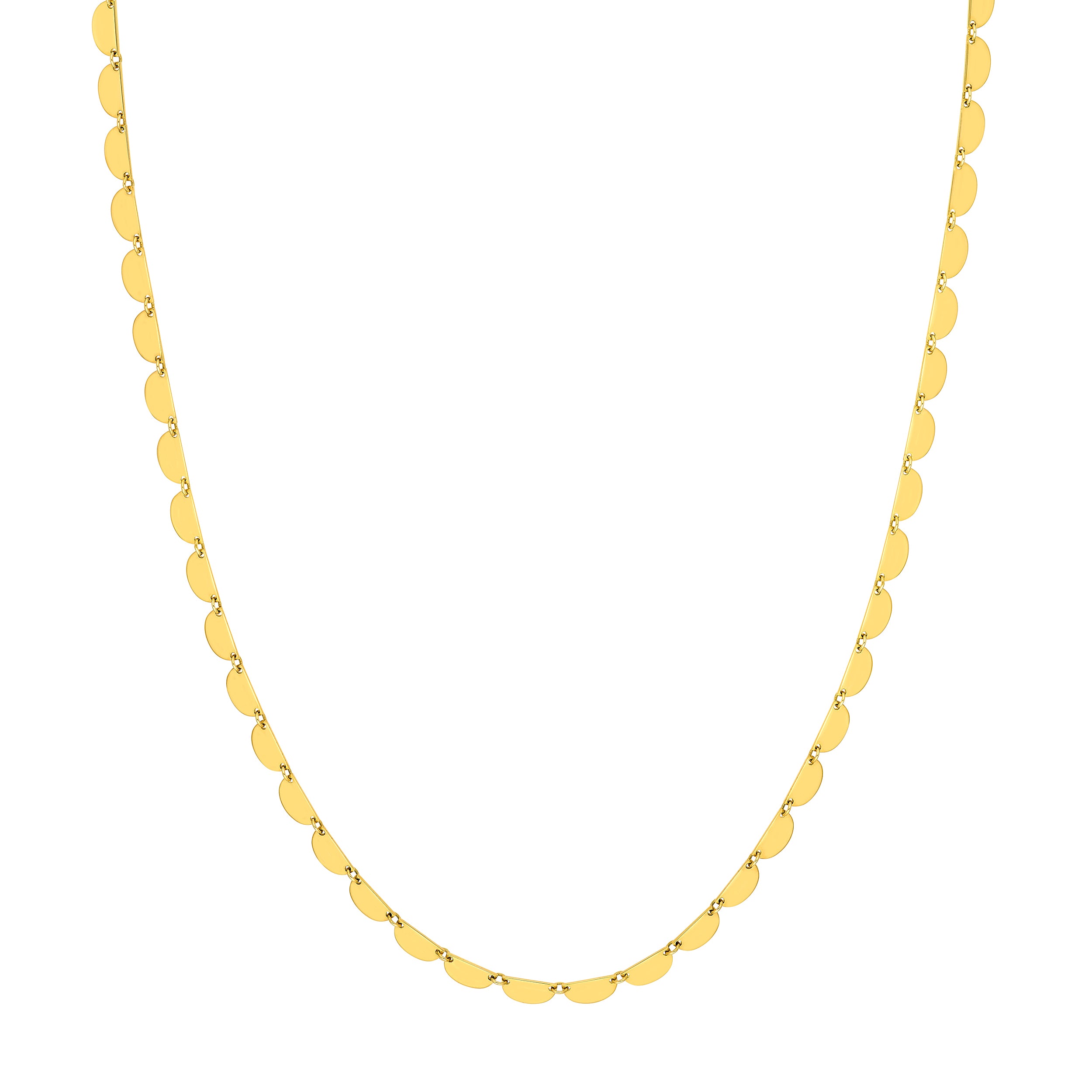 Half Moon Link Necklace