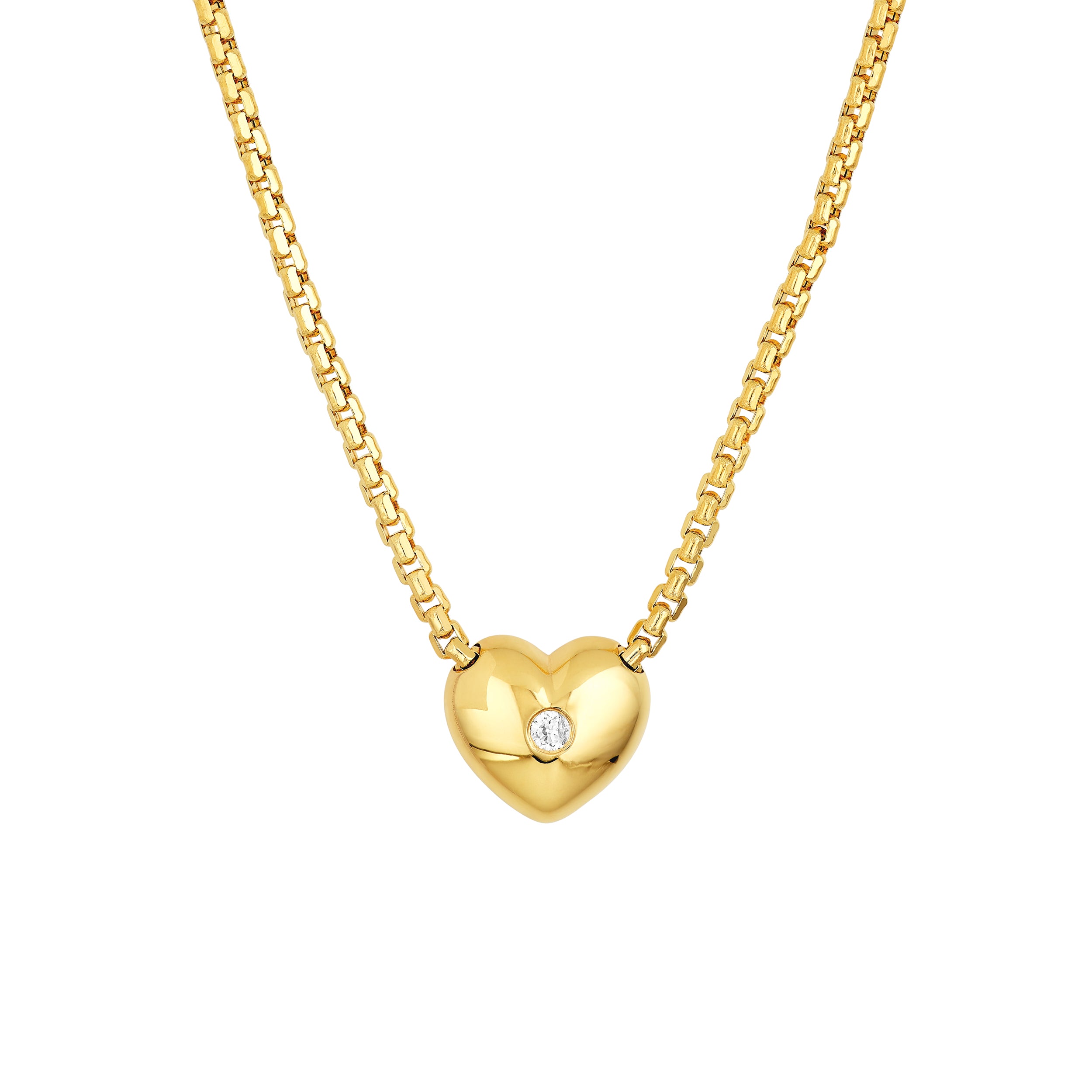1/10tcw Diamond Heart Pendant Necklace