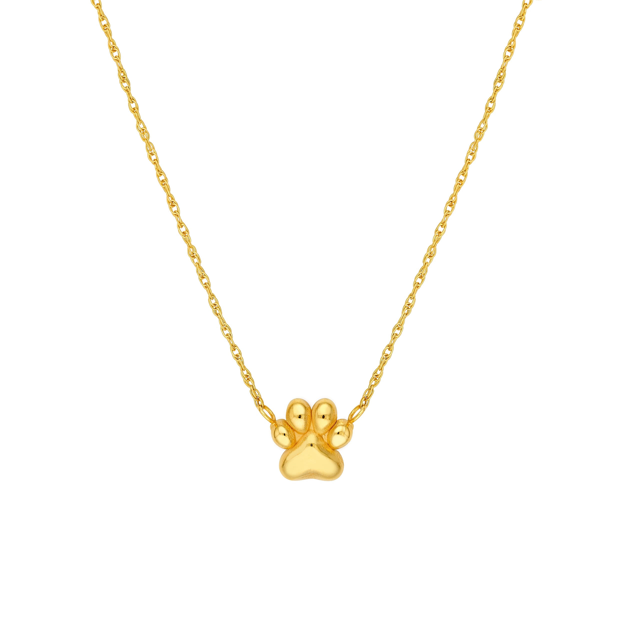 So You Paw Print Pendant Necklace