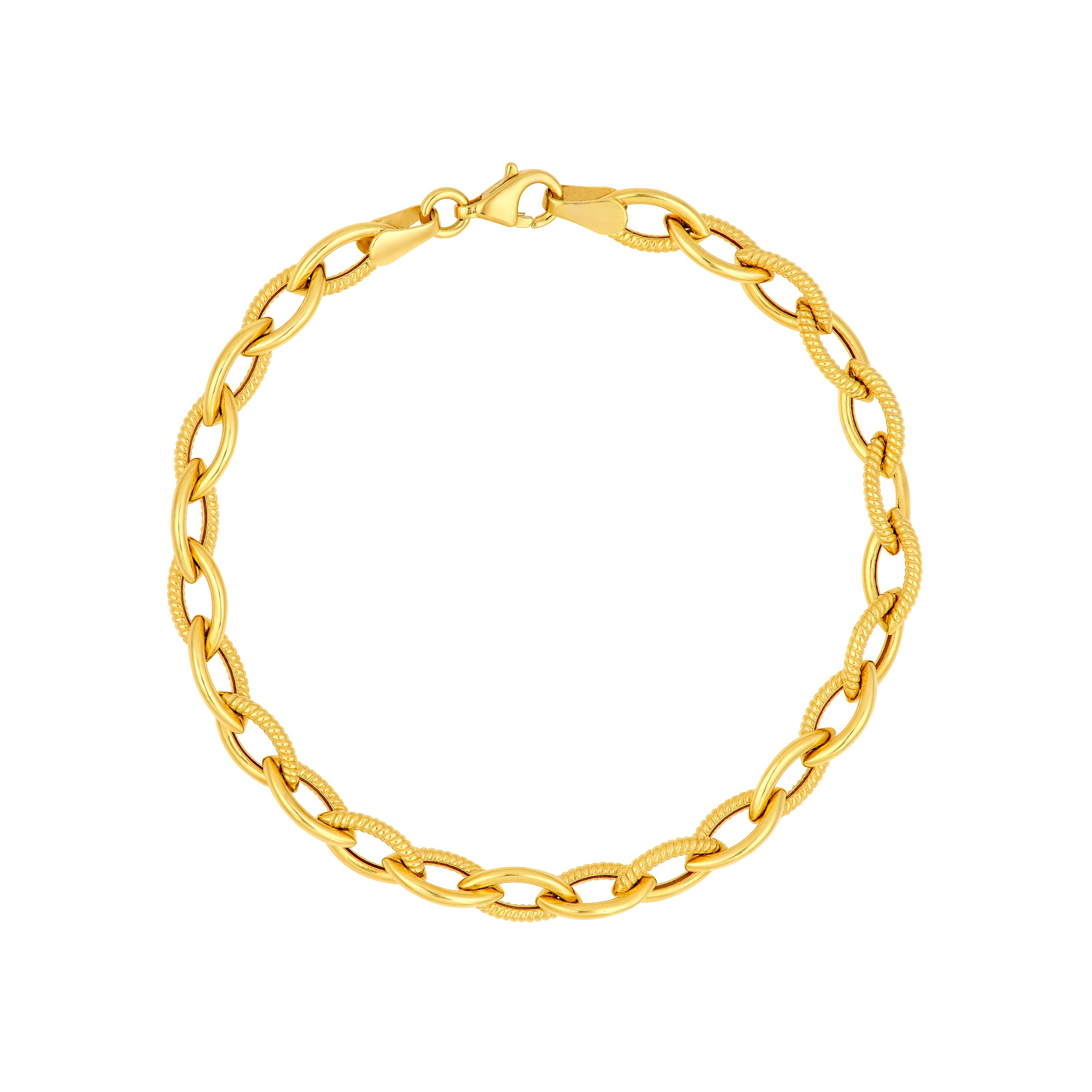 Marquise Textured Bracelet