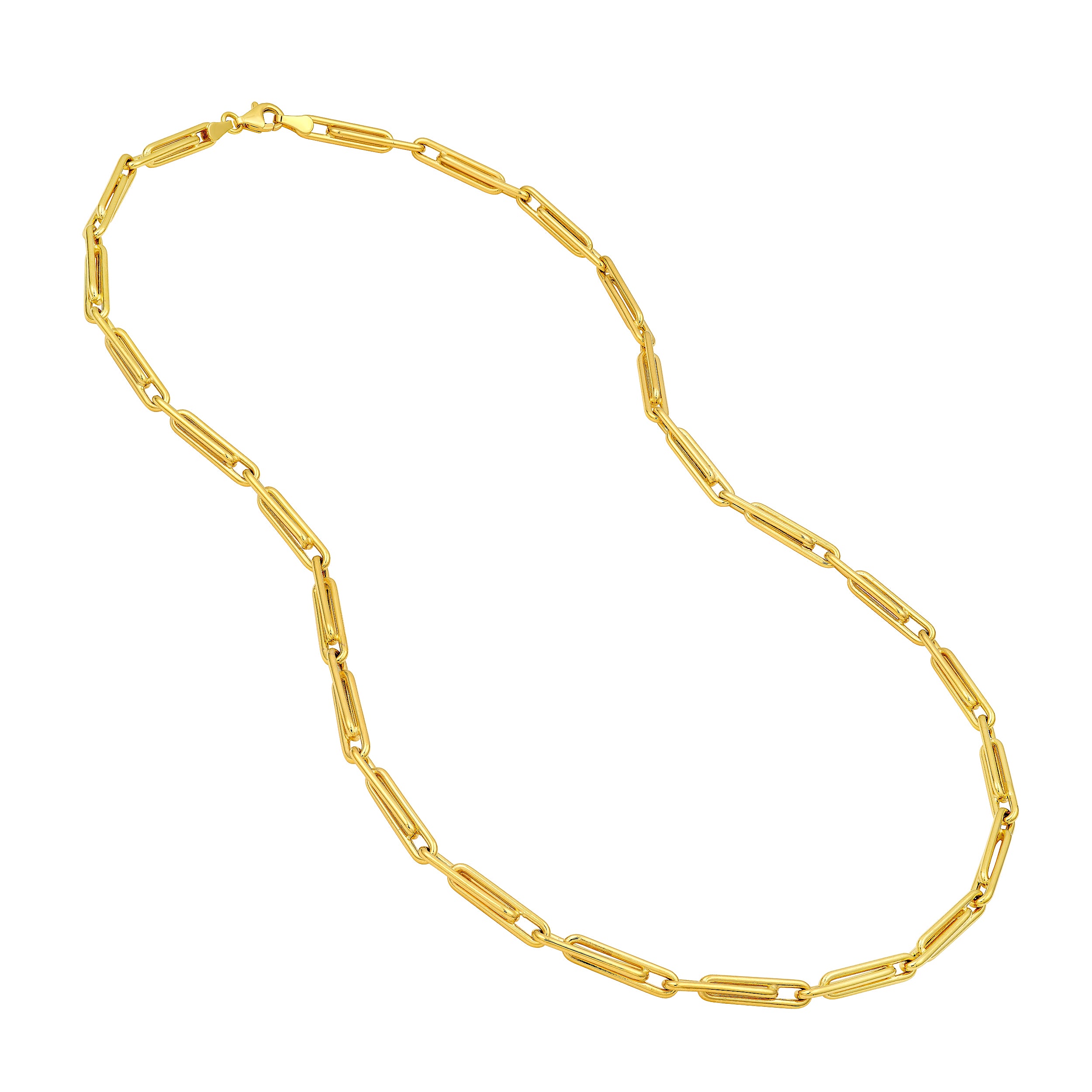 3.70mm Interlocking Paper Clip Chain