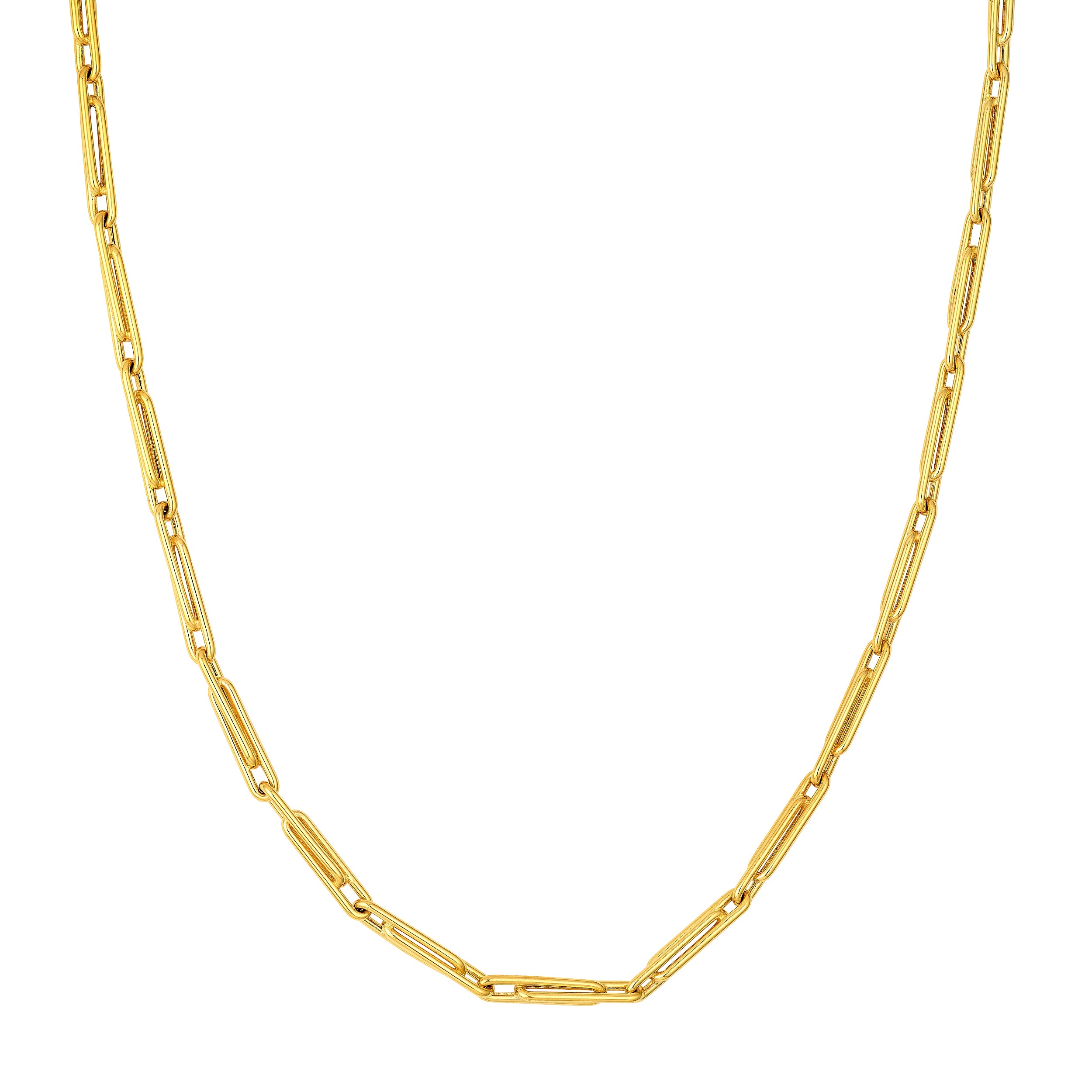3.70mm Interlocking Paper Clip Chain