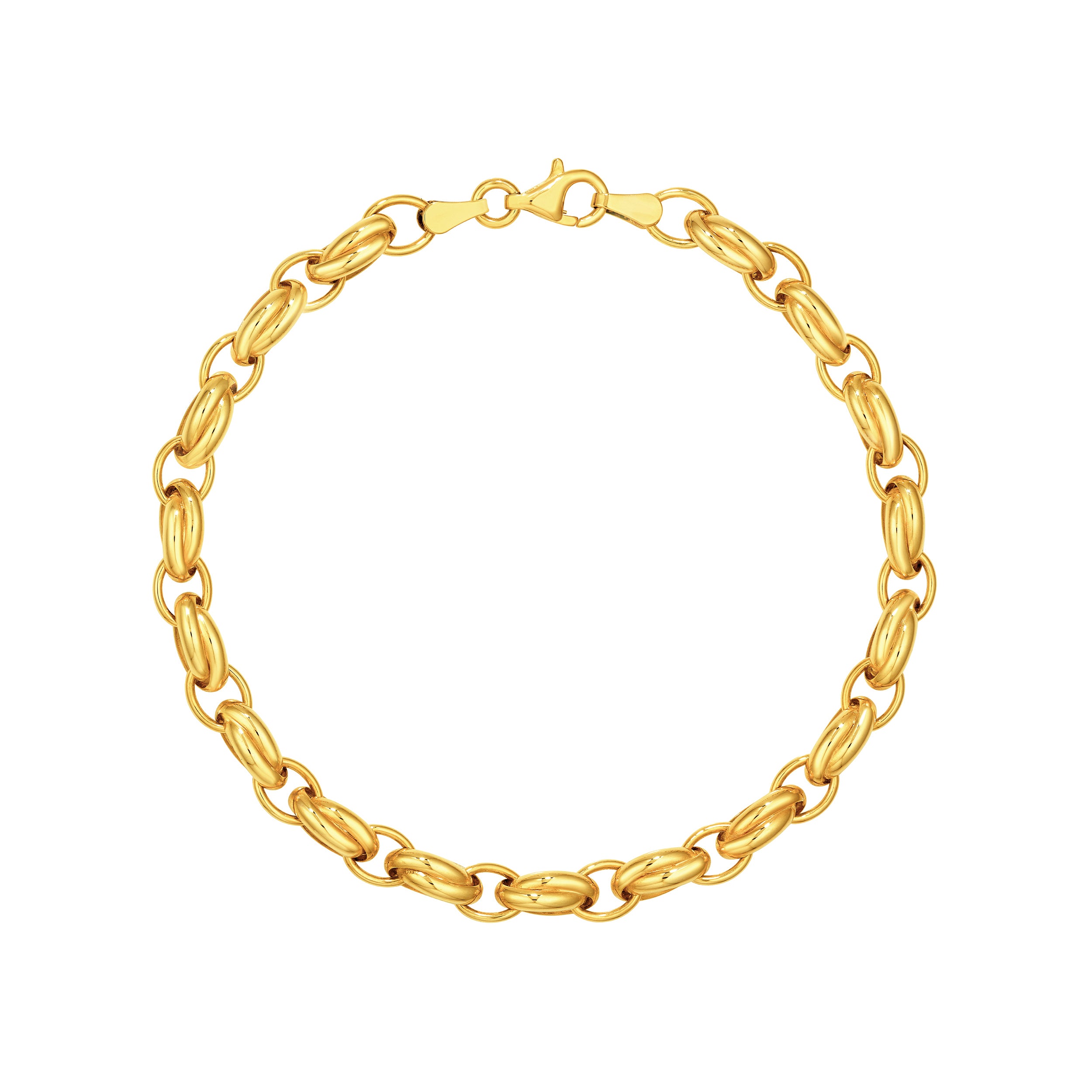 2+1 Overlap Oval Link Chain