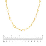 Oval Twisted & Polished Link Chain