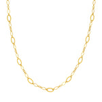 Oval Twisted & Polished Link Chain
