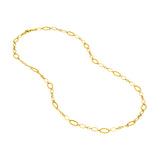 Oval Twisted & Polished Link Chain