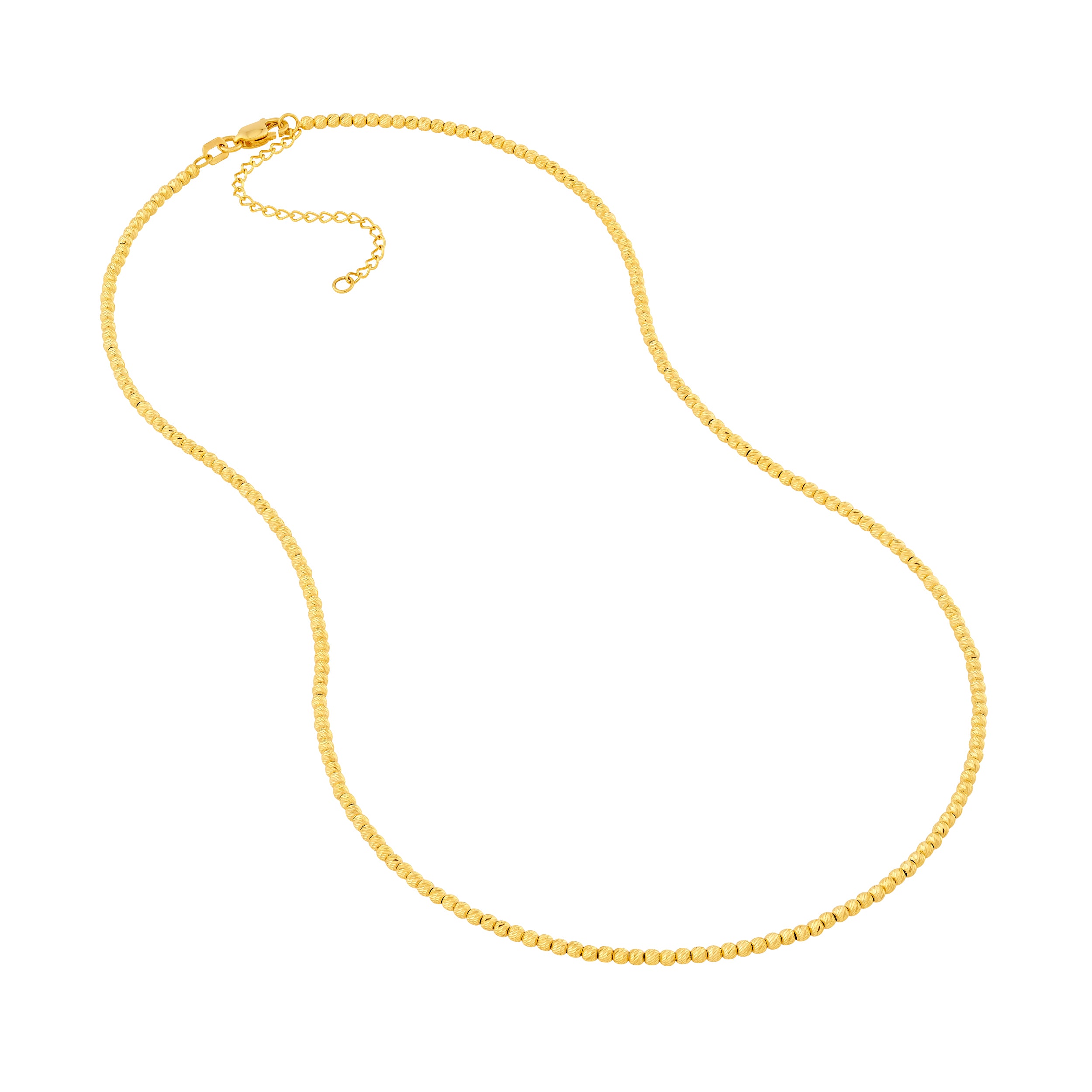 Textured Shimmering Bead Chain