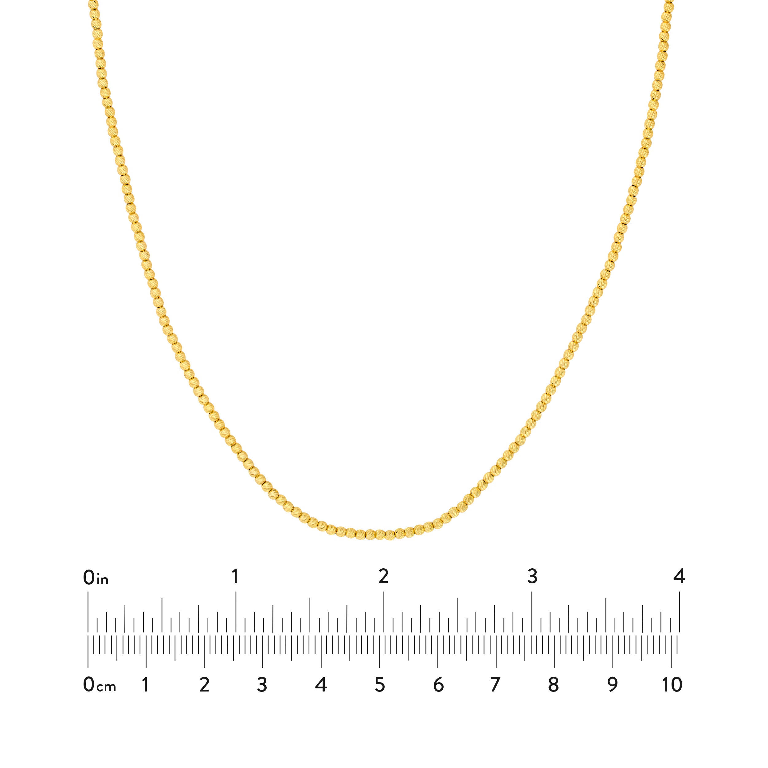 Textured Shimmering Bead Chain