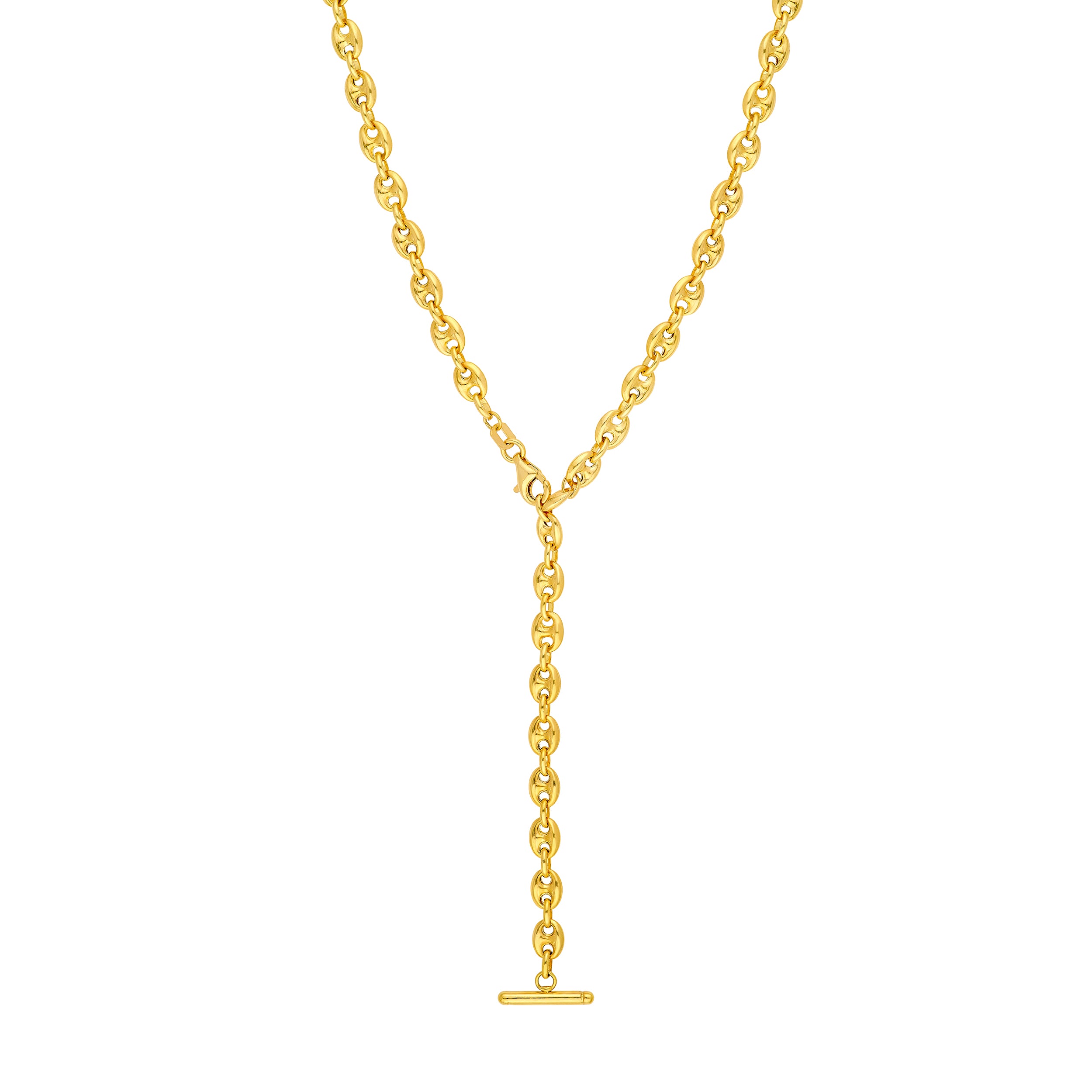 4.50mm Puff Mariner Lariat Necklace