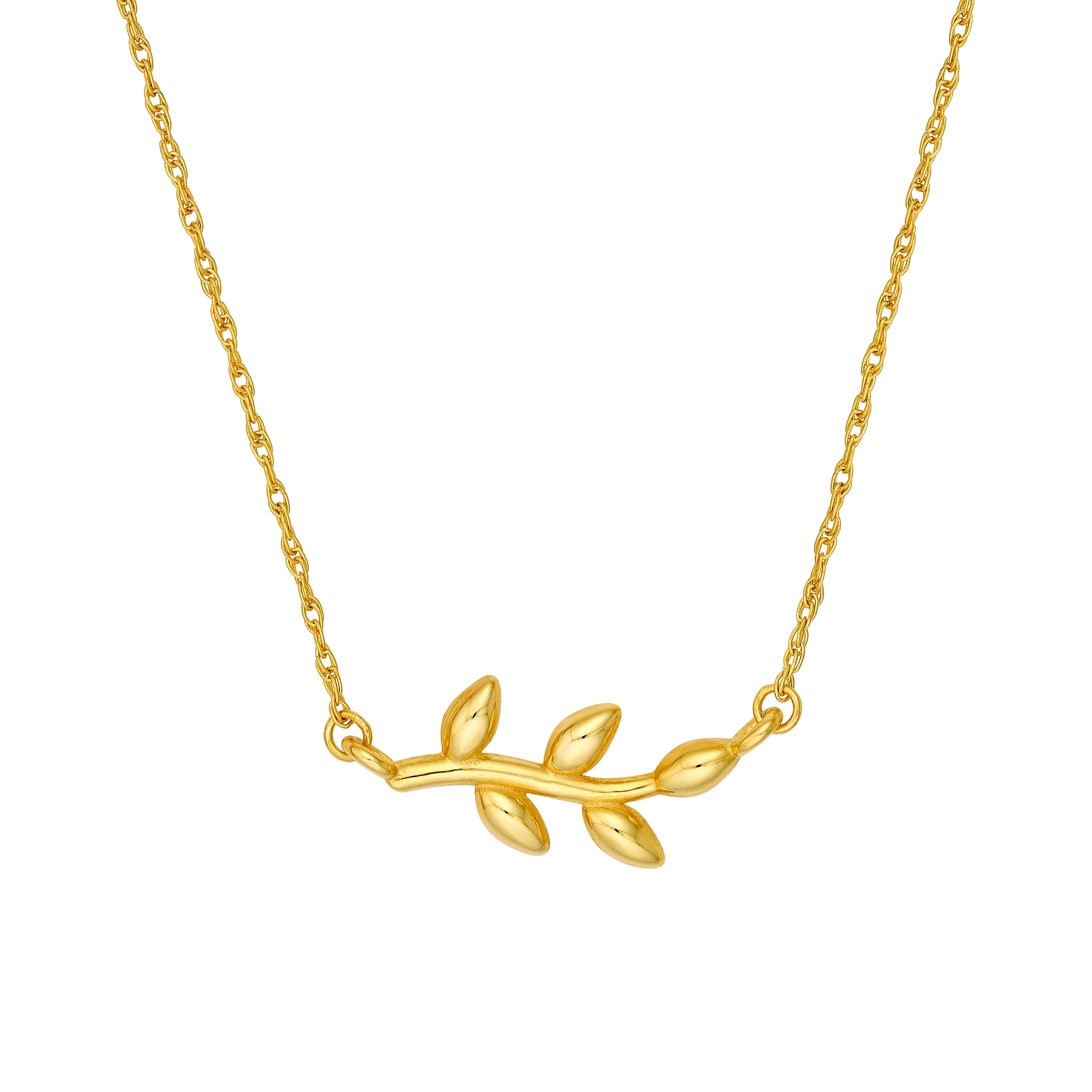 So You Olive Branch Necklace
