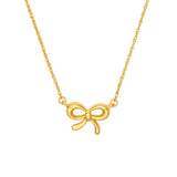 So You Tied Bow Necklace