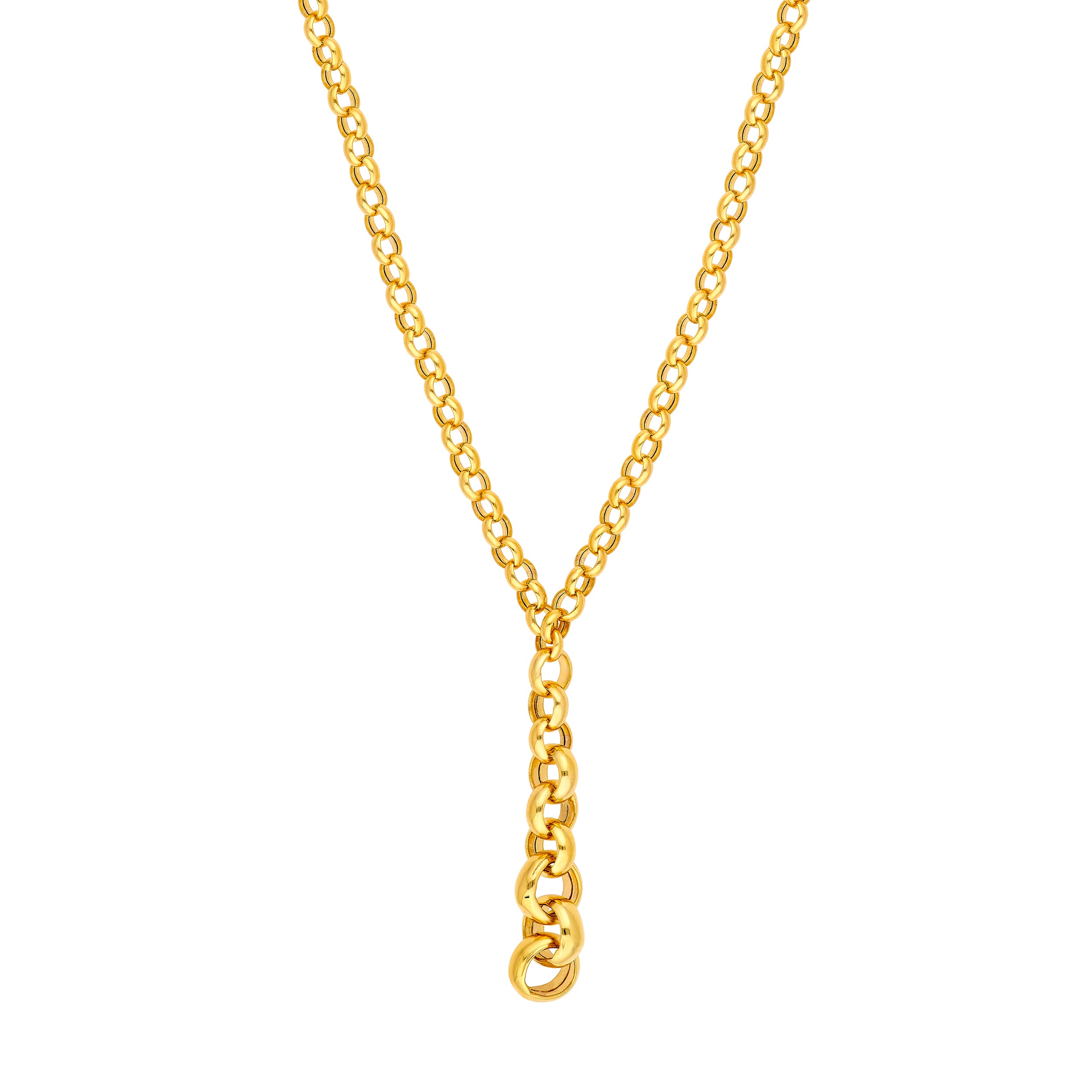 3.75mm Rolo Lariat Necklace