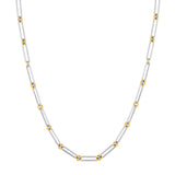Two-Tone Oval Round Link 1+1 Chain