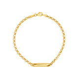 Interlocking Paper Clip Bracelet