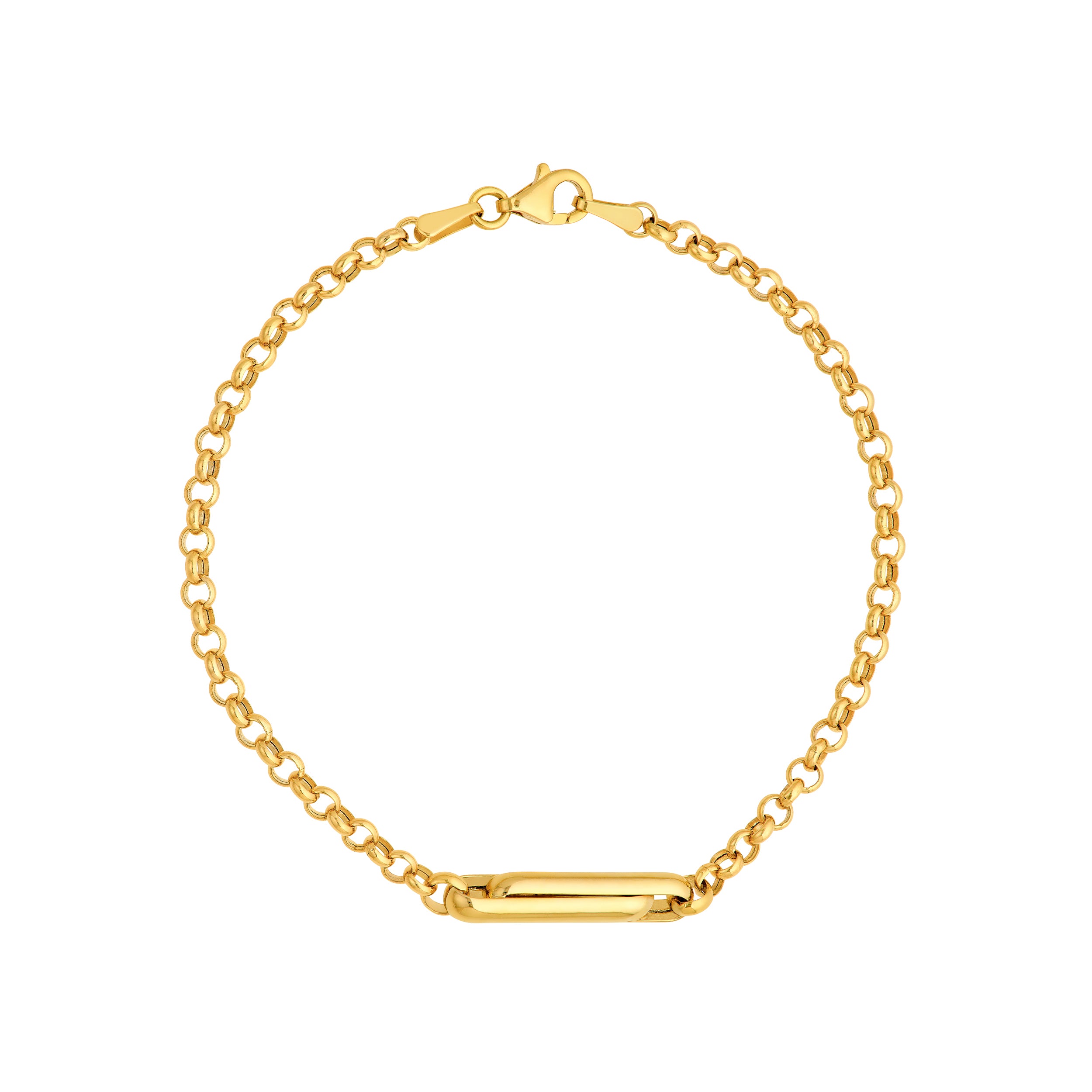 Interlocking Paper Clip Bracelet
