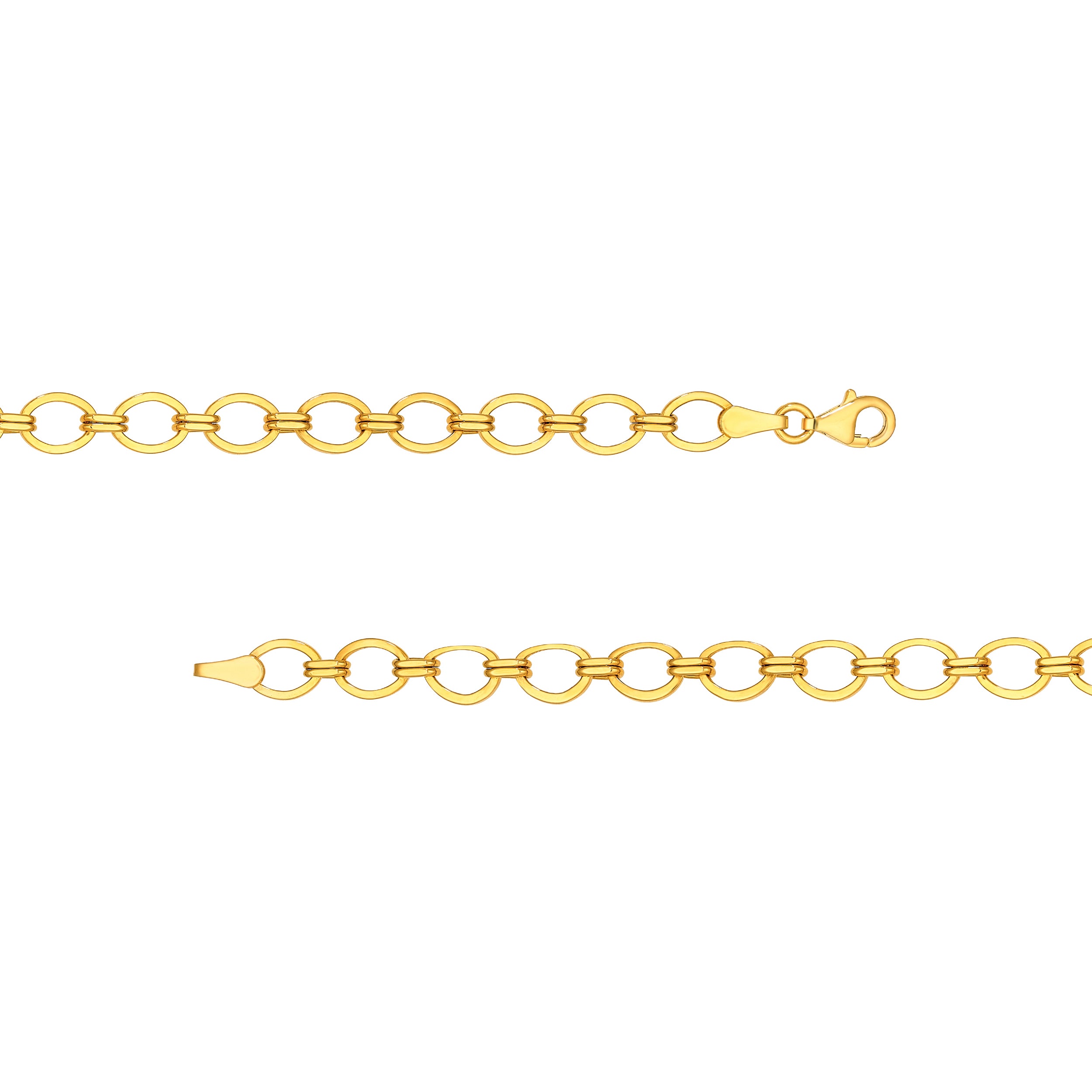 Oval Link 1+1 Chain