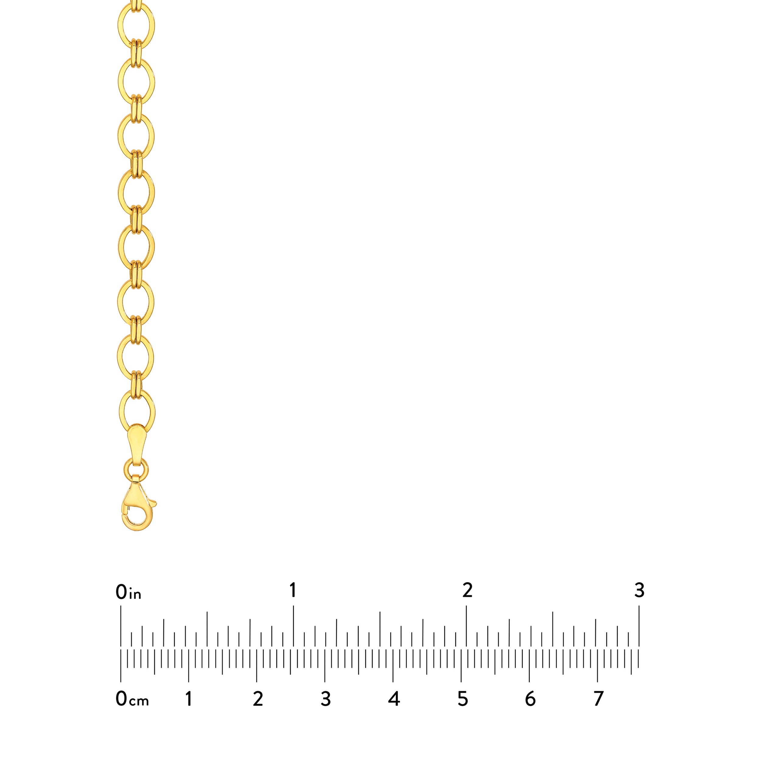 Oval Link 1+1 Chain
