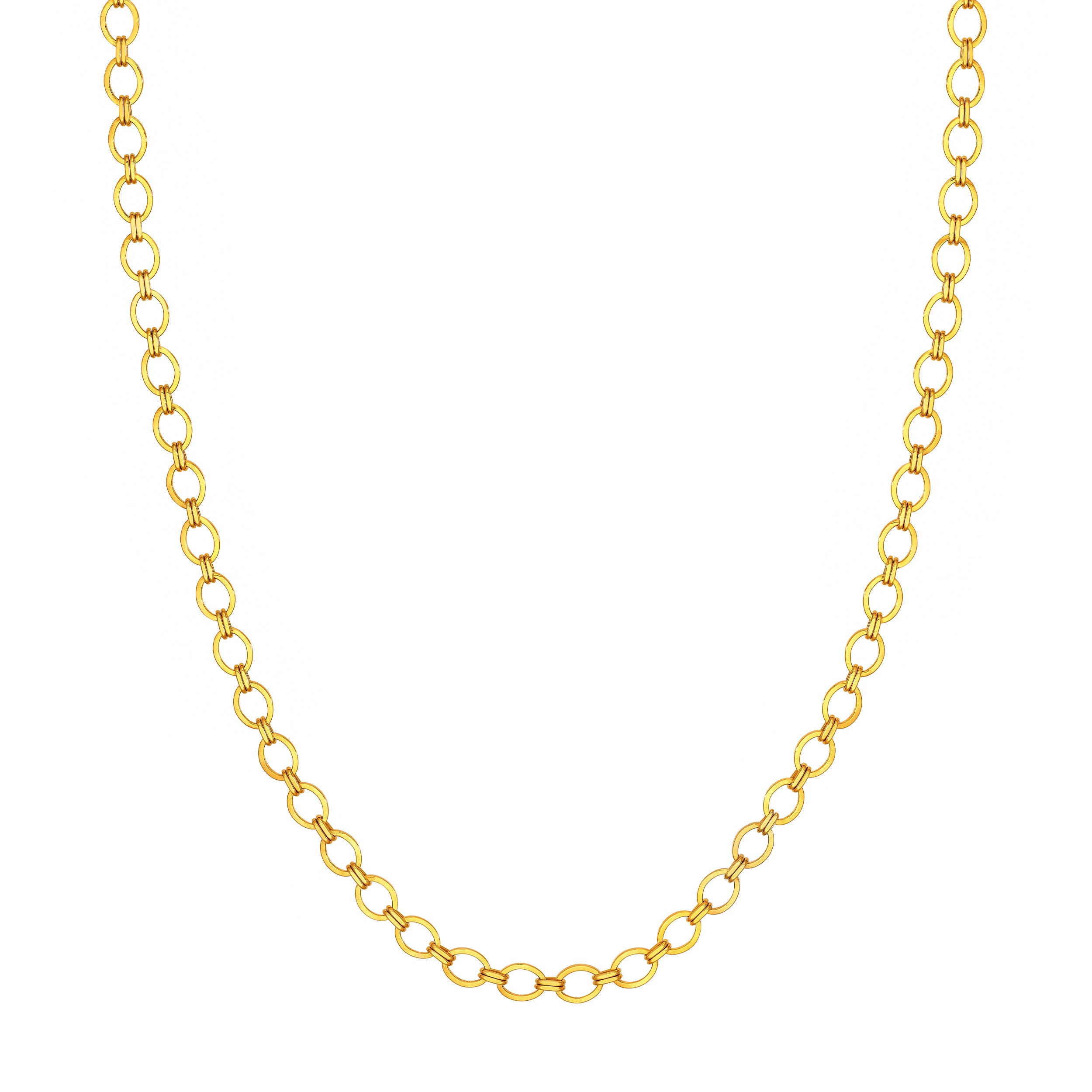 Oval Link 1+1 Chain