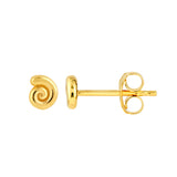 Mini Puffy Snail Stud Earrings