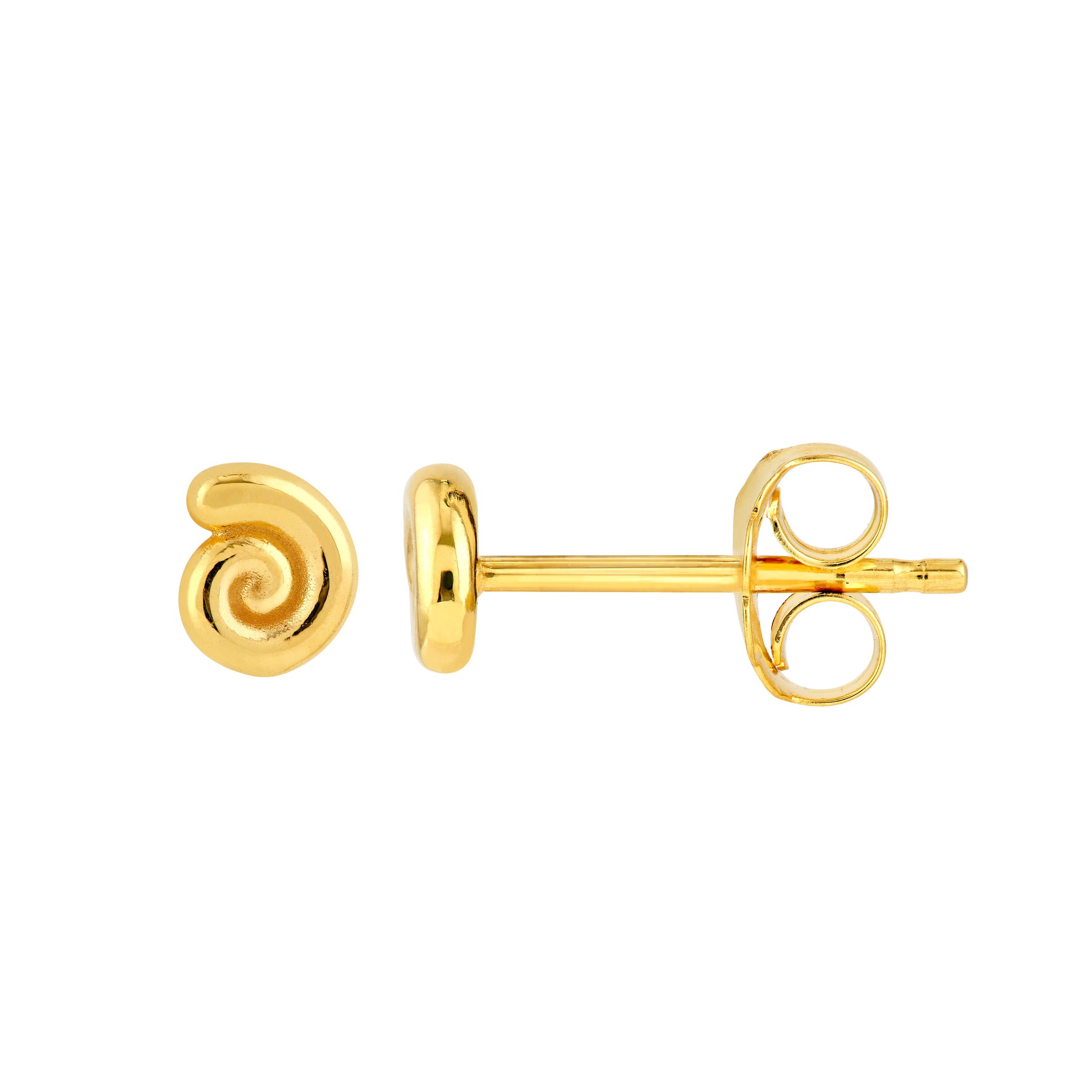 Mini Puffy Snail Stud Earrings
