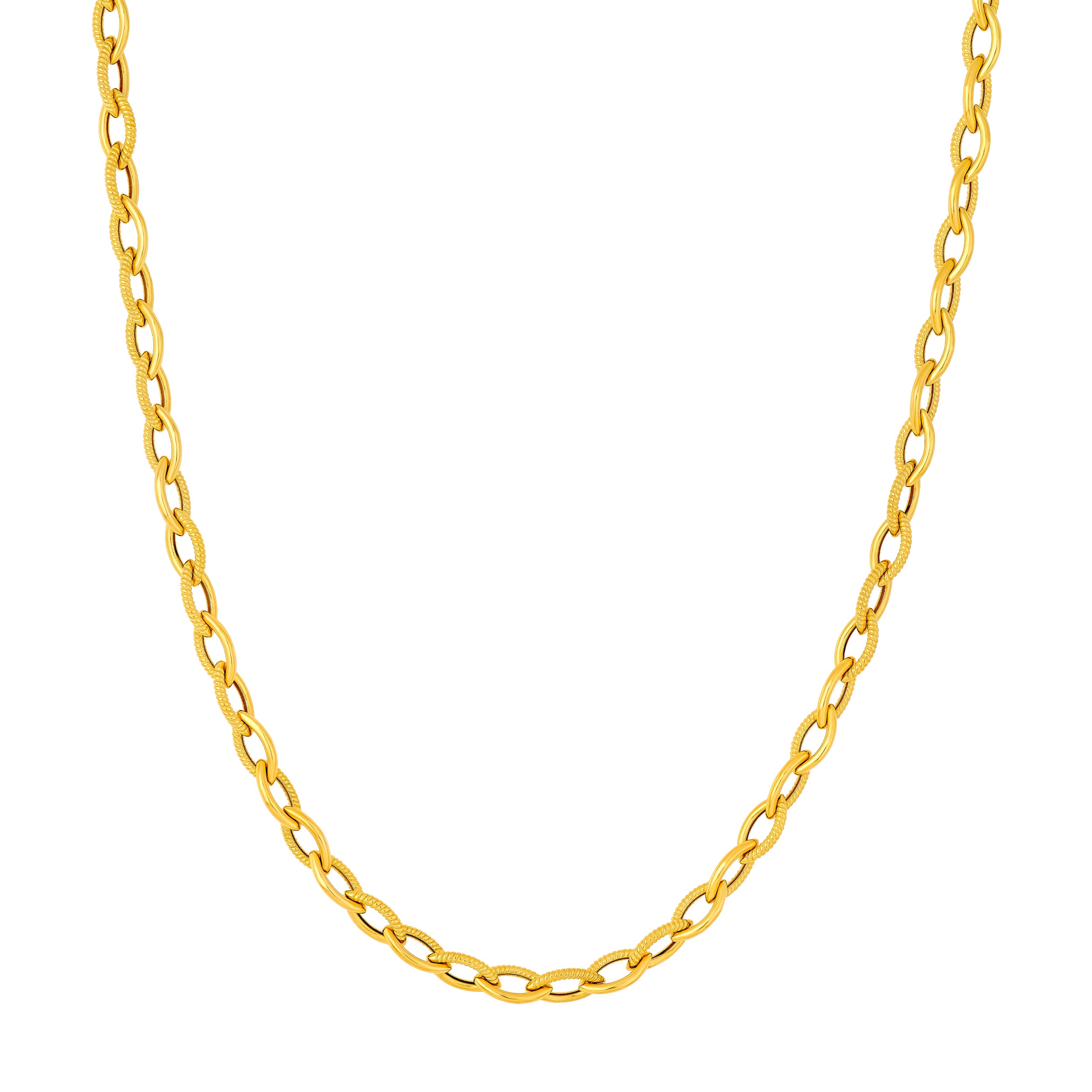 Marquise Textured Necklace
