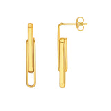 Interlocking Paper Clip Earrings