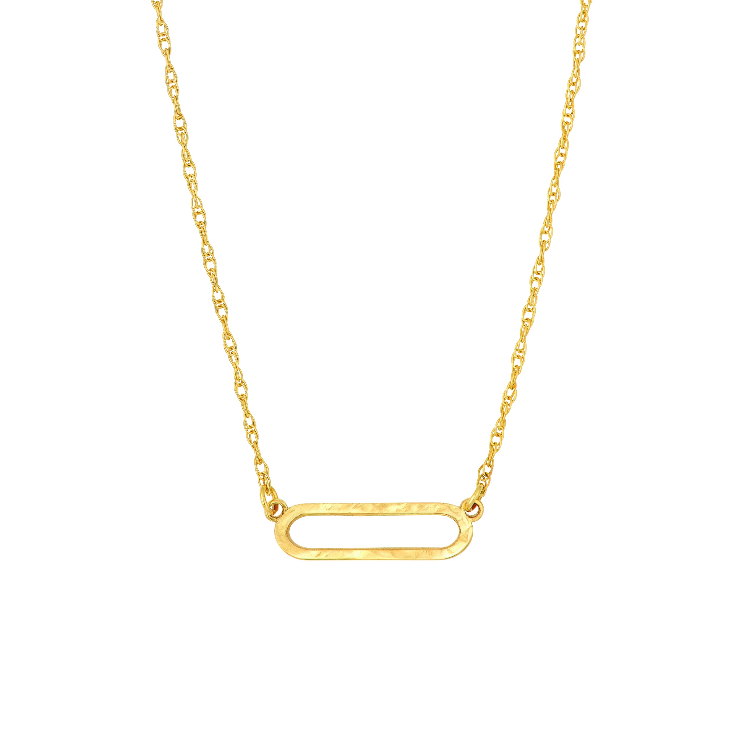 So You Oval Link Necklace