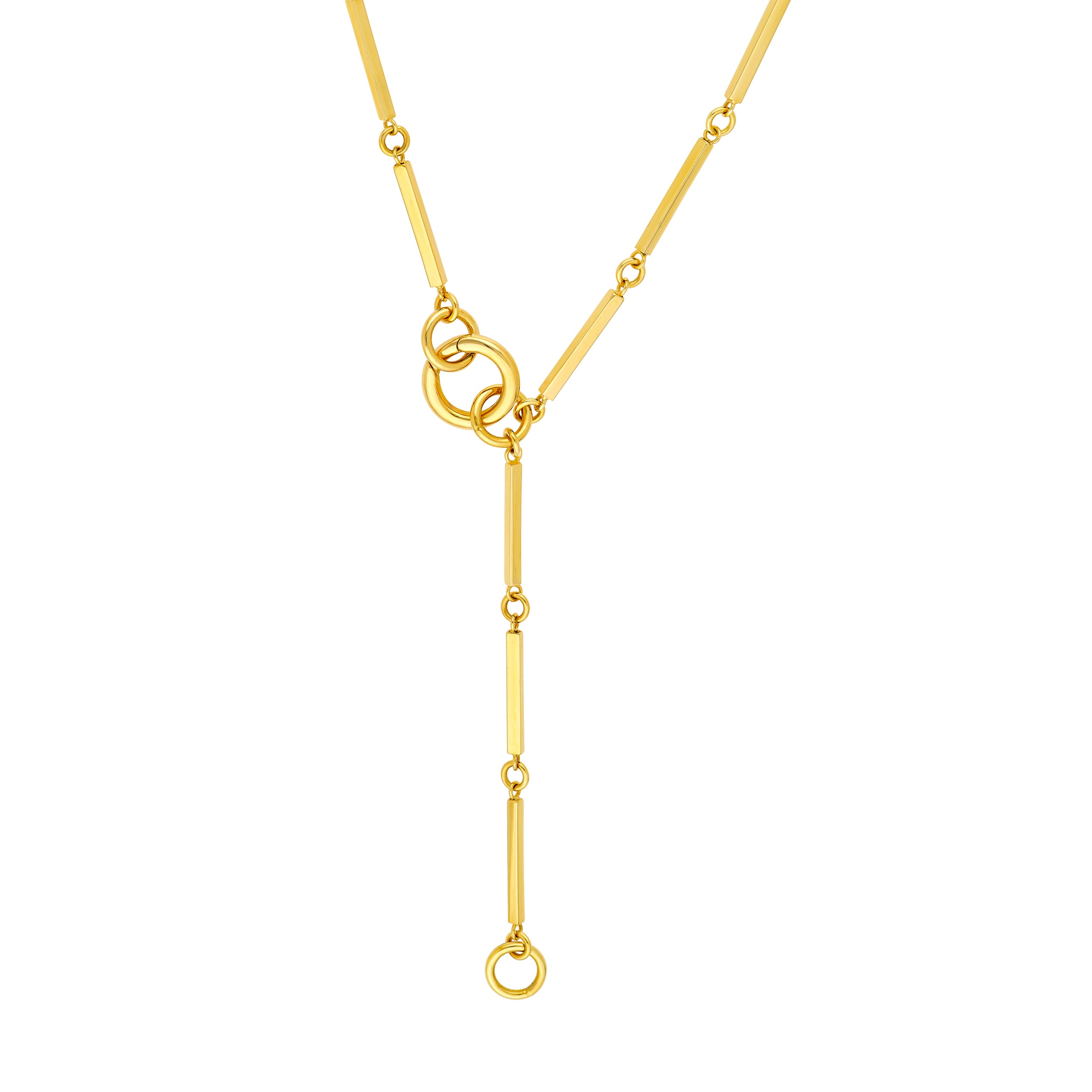 Bar Link Split Chain with Round Push Lock