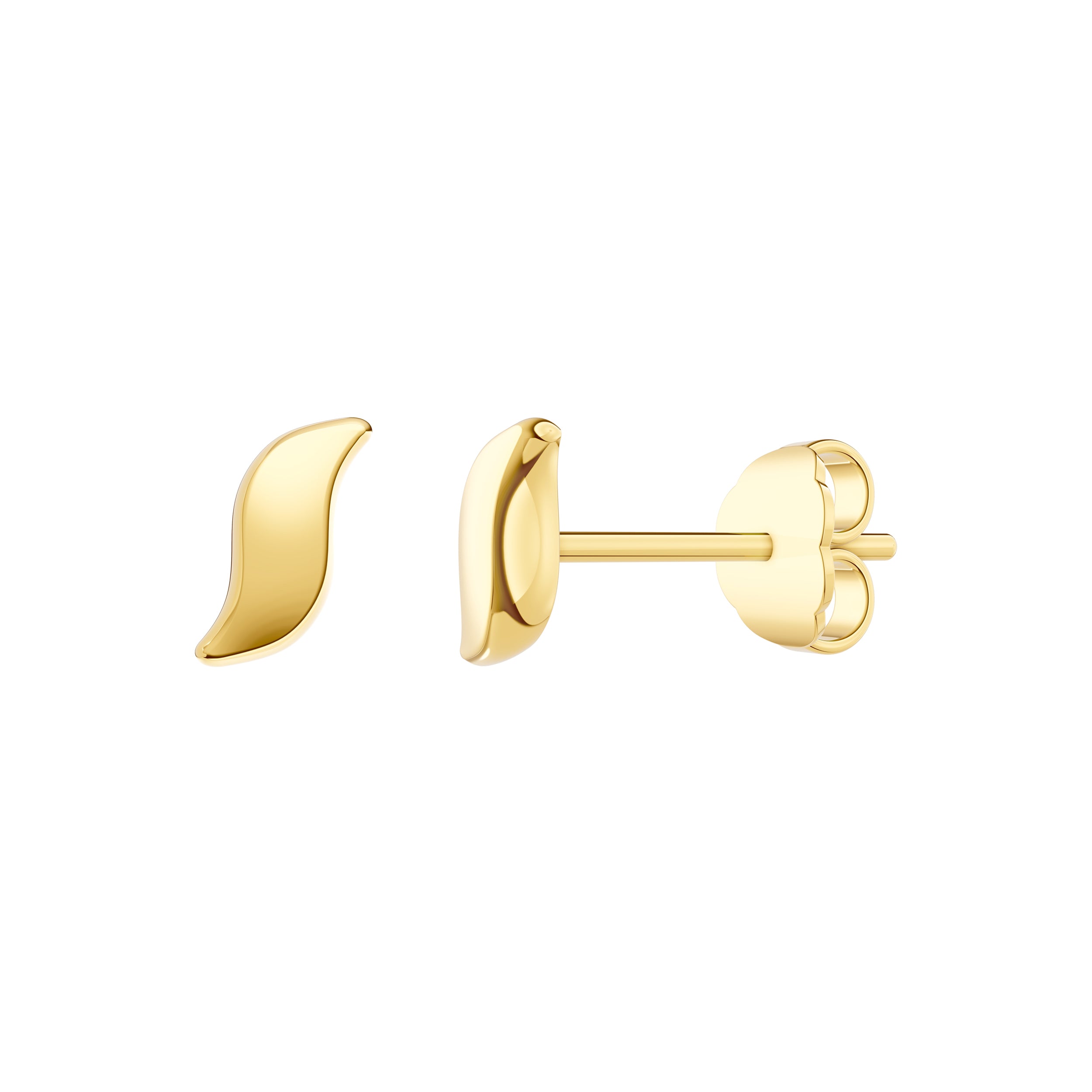 Wavy Stud Earrings