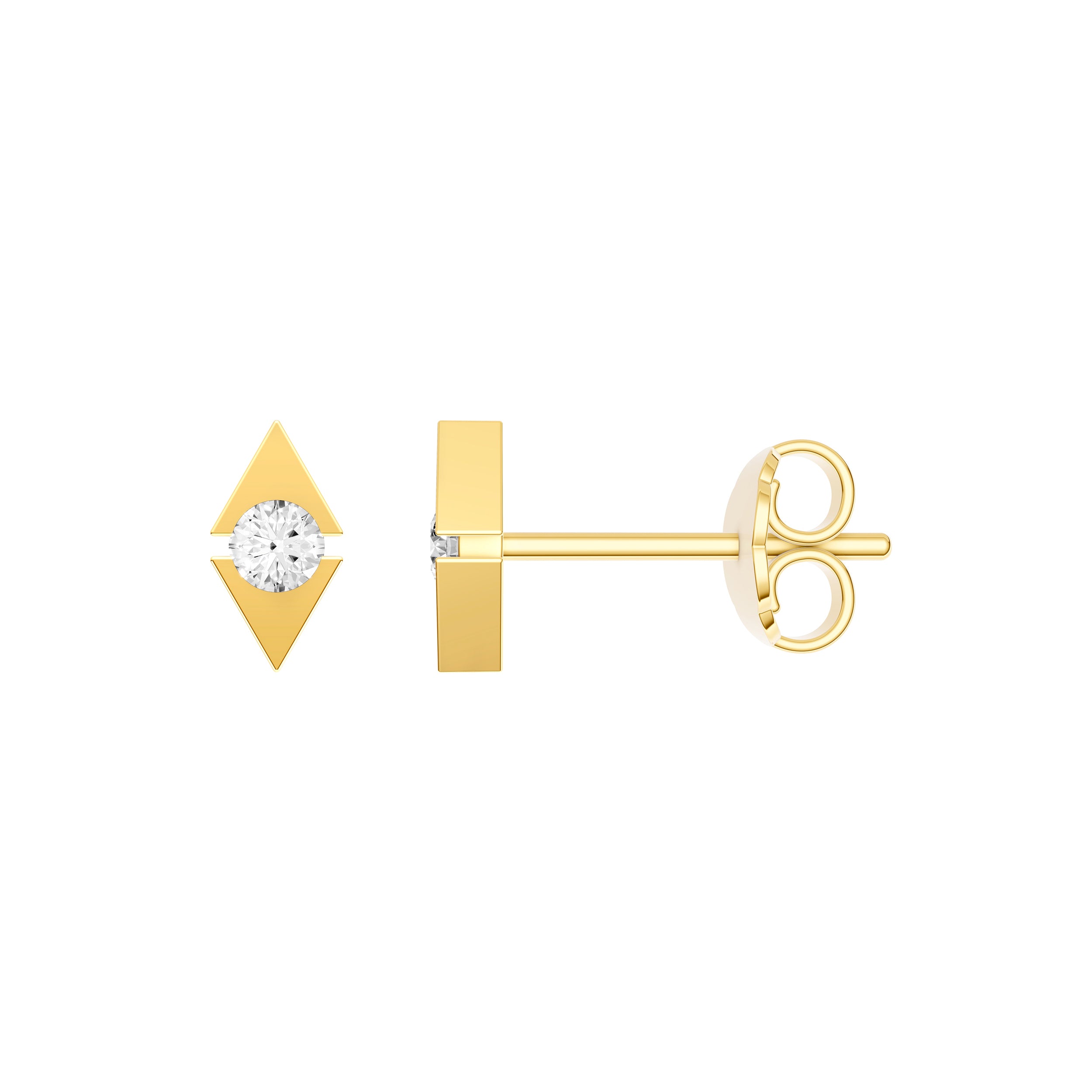 1/8tcw Diamond Marquise Shape Stud Earrings