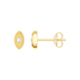 1/20tcw Diamond Marquise Shape Stud Earrings