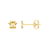 2pt Diamond Paw Stud Earrings