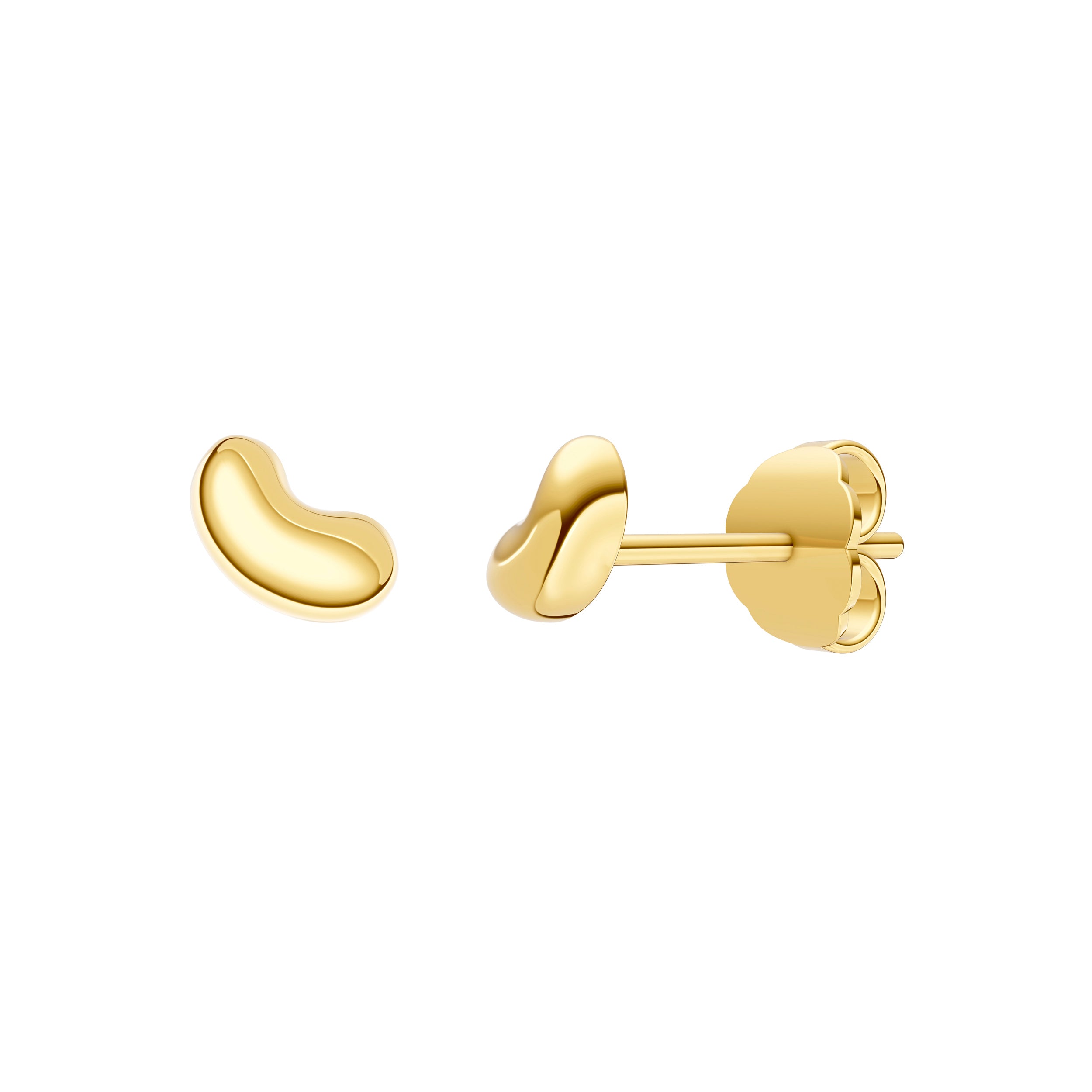 Bean Stud Earrings