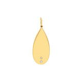 1.2pt Diamond Elongated Teardrop Pendant