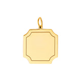 Framed Deco Square Pendant