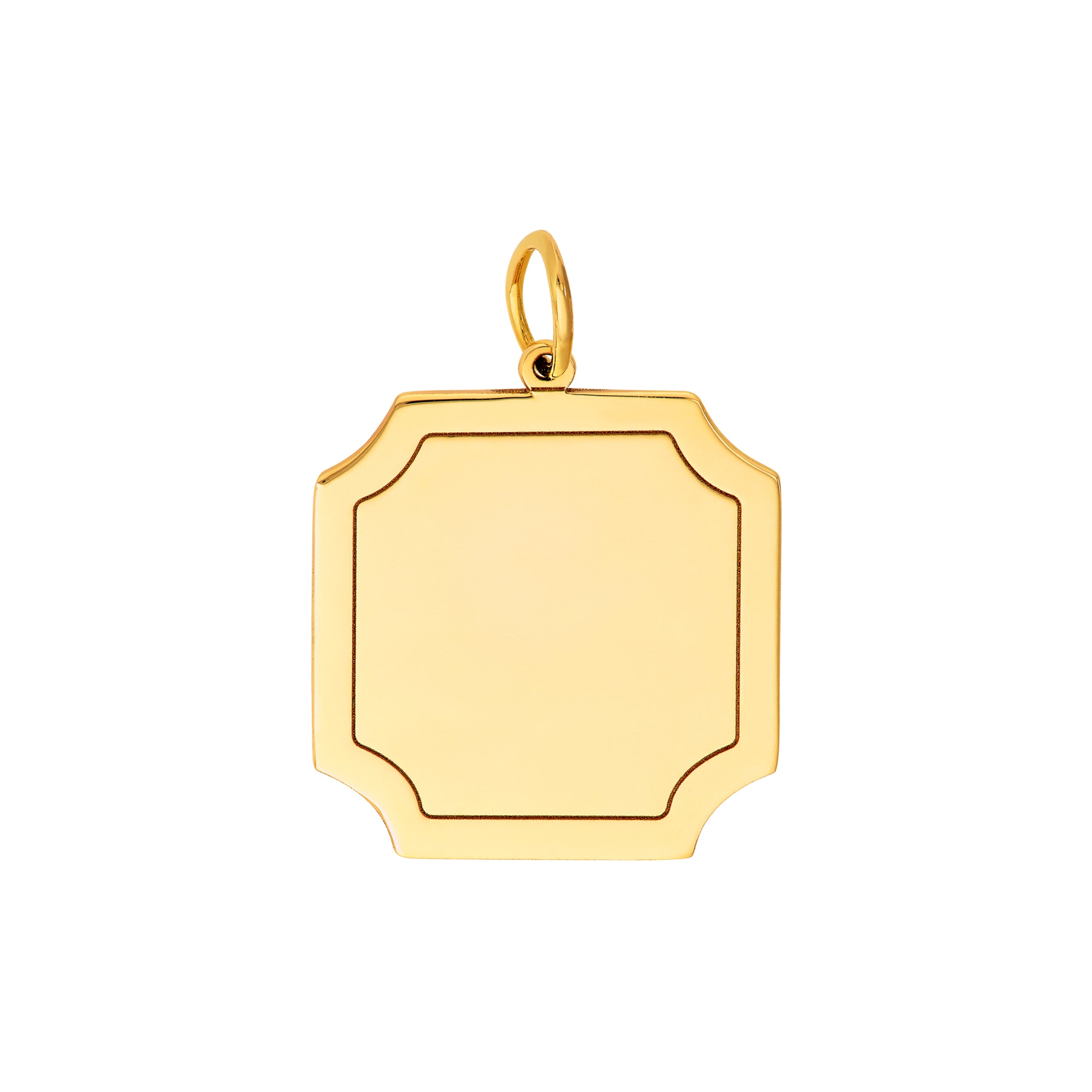 Framed Deco Square Pendant