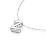 Puffy Bubble Initial ‘Z’ Necklace