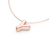 Puffy Bubble Initial ‘Y’ Necklace