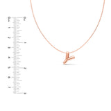 Puffy Bubble Initial ‘Y’ Necklace
