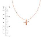 Puffy Bubble Initial ‘X’ Necklace